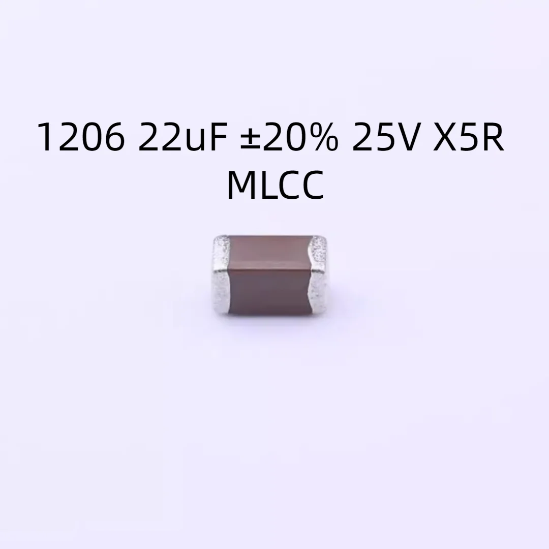 

2000PCS/LOT C3216X5R1E226MTJ00N Capacitor 1206 22uF ±20% 25V X5R MLCC