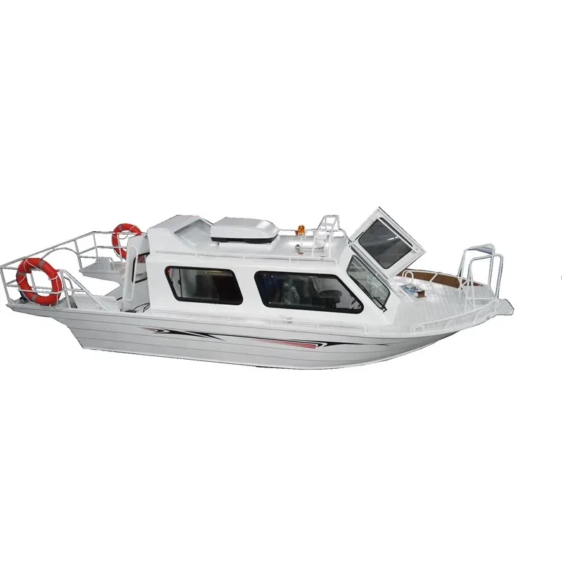Magnesium Aluminum Alloy Yacht Fishing Speedboat Open Boat 4.6 7.5 Luxury High Speed Luxury Speedboat