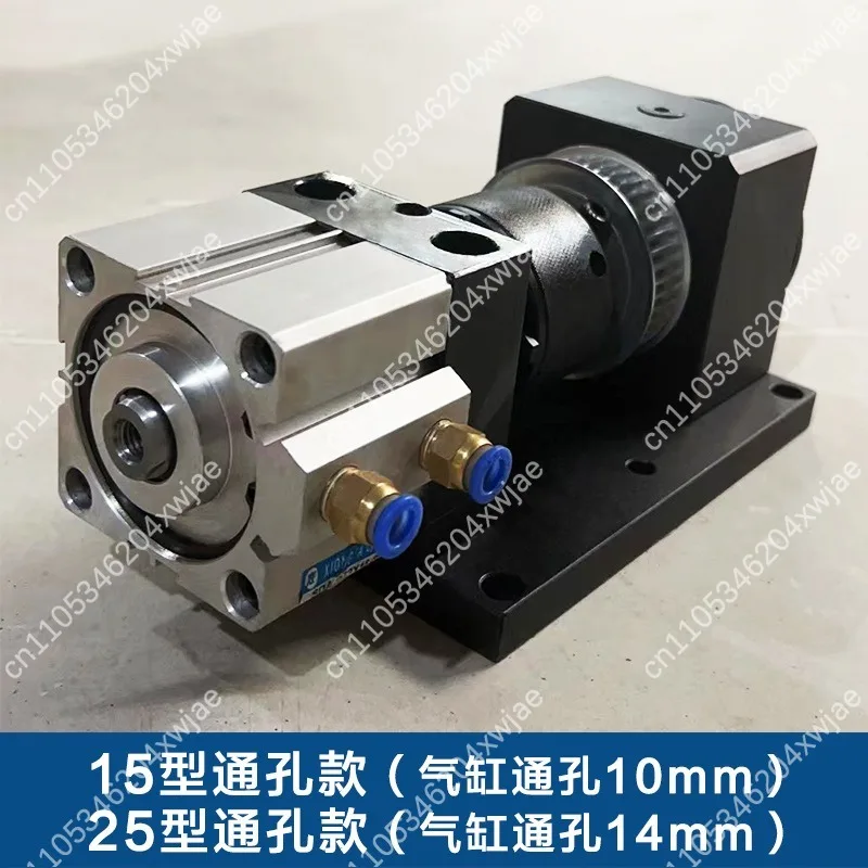 

Пневматический зажимной патрон 25-го типа для токарного станка с ЧПУ, высокоточный автоматический поворотный цанговый патрон 0-25 мм