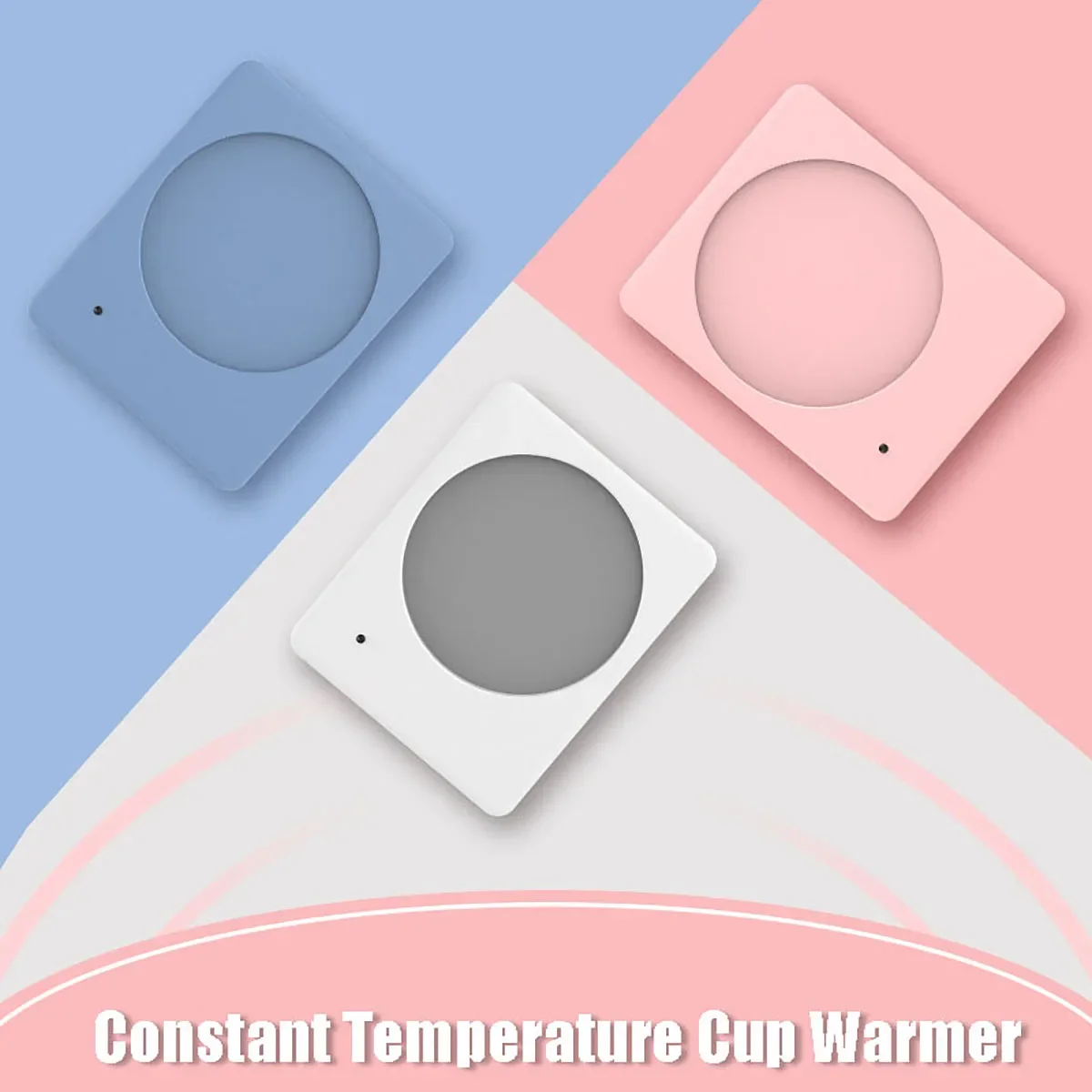 

With Timer 55' Constant Temperatures Mini Smart Warmer Cup Electric Heater Coffee Mug Water Bottle Warmer for Home Office