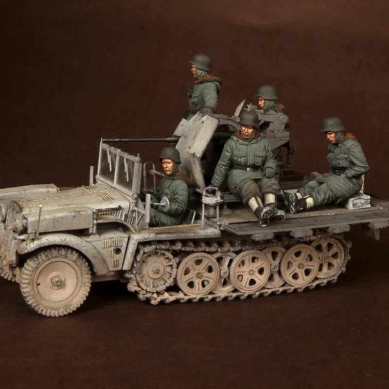 

1/35 Scale Resin Figures Model Kits History Military 5 Figures (Excluding Vehicles) Unassembled Unpainted 719