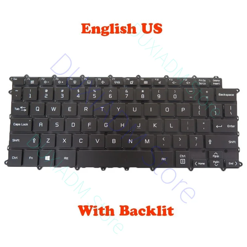 

Backlit US Keyboard For LG 14T90P 14T90P-G 14T90P-K 14T90P 14T90P-G 14T90P-K New