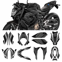 Motorcycle 3d Gel Knee Pad Tank Protection System Full Fairing Sticker Protection Kit For BMW S1000R S 1000 R 2021-2024