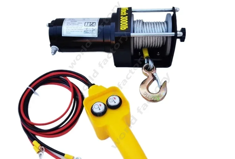 Car Electric Winch 12v24v Car Small Crane Car Self Rescue Electric Winch Traction Lifting