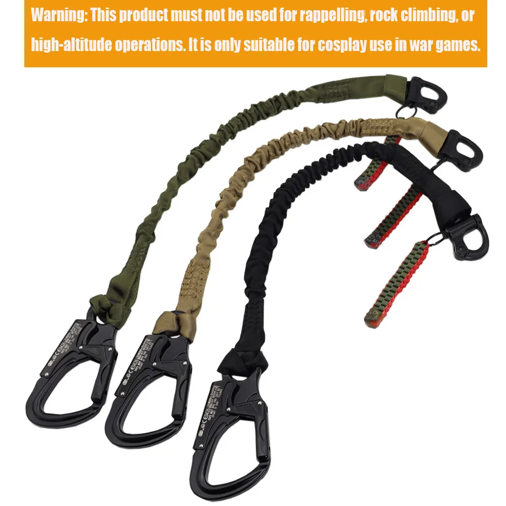 Taktisches Navy Seal Sicherheitsseil mit Schnellverschluss-Metallschnalle, Diebstahlschutz und Sicherheitsfunktion – Detail 1