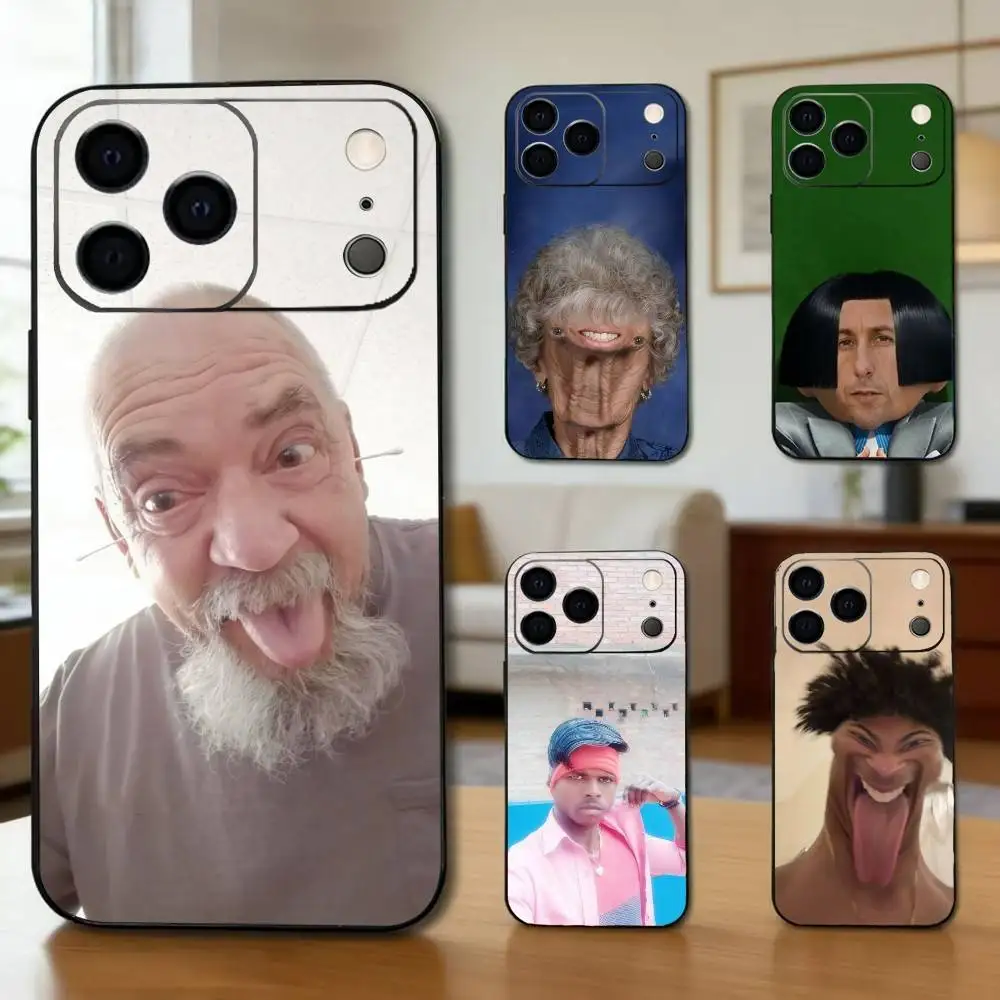 

U-Ugly M-Man Phone Case For iPhone 17,16,15,14,13,12,11 Plus,Pro Max,XS,Soft Silicone Black Cover