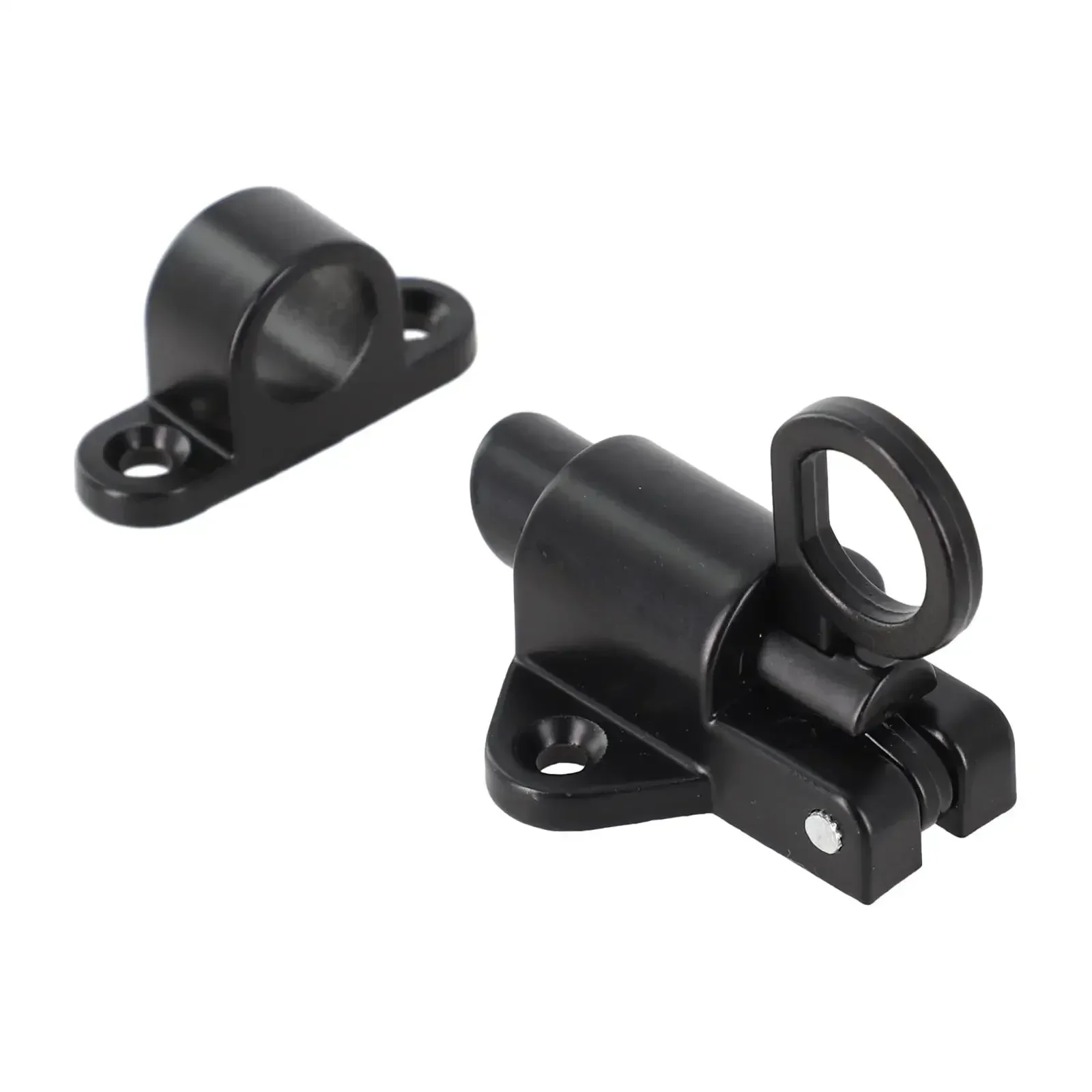 Spring Door Lock Self-Closing Latch, Security Automatic Sash Gate Lock Door Bolt Aluminum Alloy Automatic Spring Latch Hardware