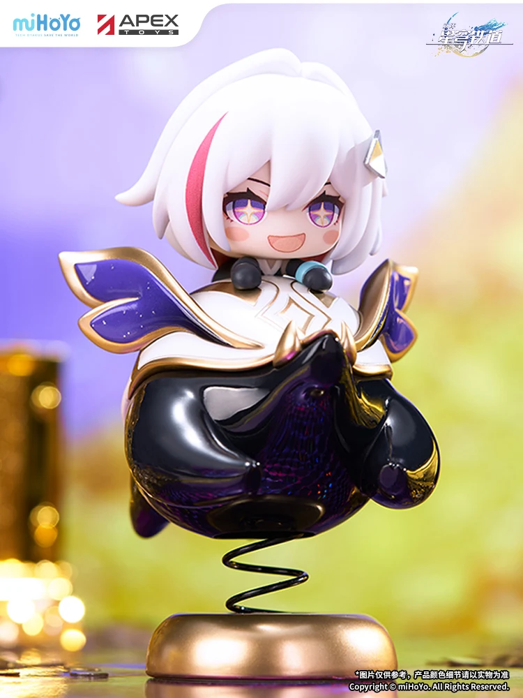 

[Official product] MiHoYo Honkai: Star Rail Topa & Zhezhe Q-version Bobblehead Figure DIY Assemble Toy with Cute Details gift