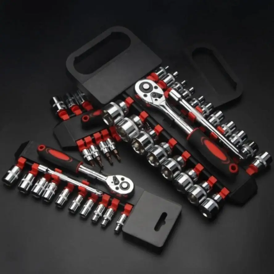 1/4 Small Fly 12-Piece Combo Automotive Repair Tools 1/2 Large Fly 12-Piece Ratchet Quick Drive Socket Wrench Set