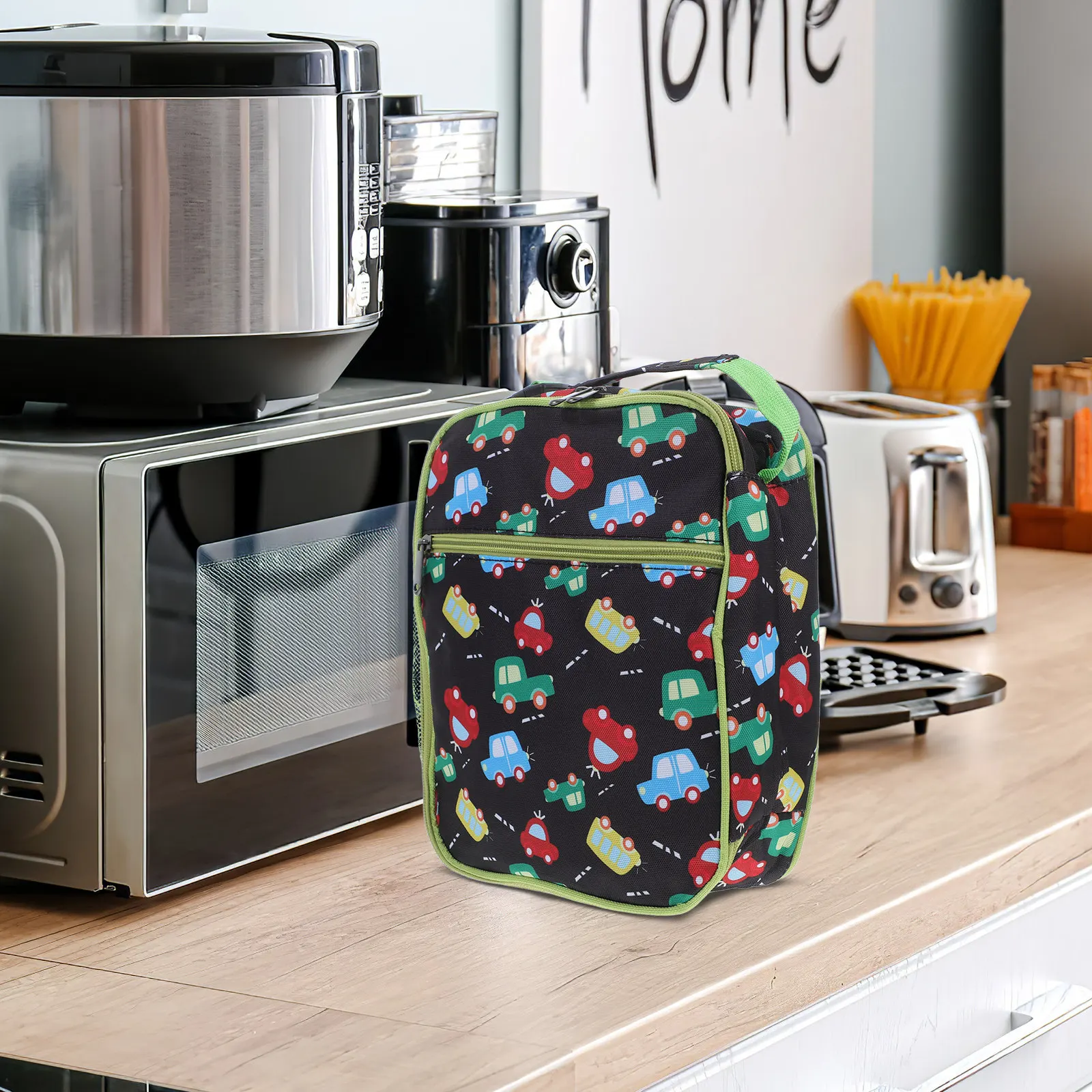 

Car Lunch Bag Car) Portable Children's Insulated Lunchbag Big for Kids Easy Fun Boys