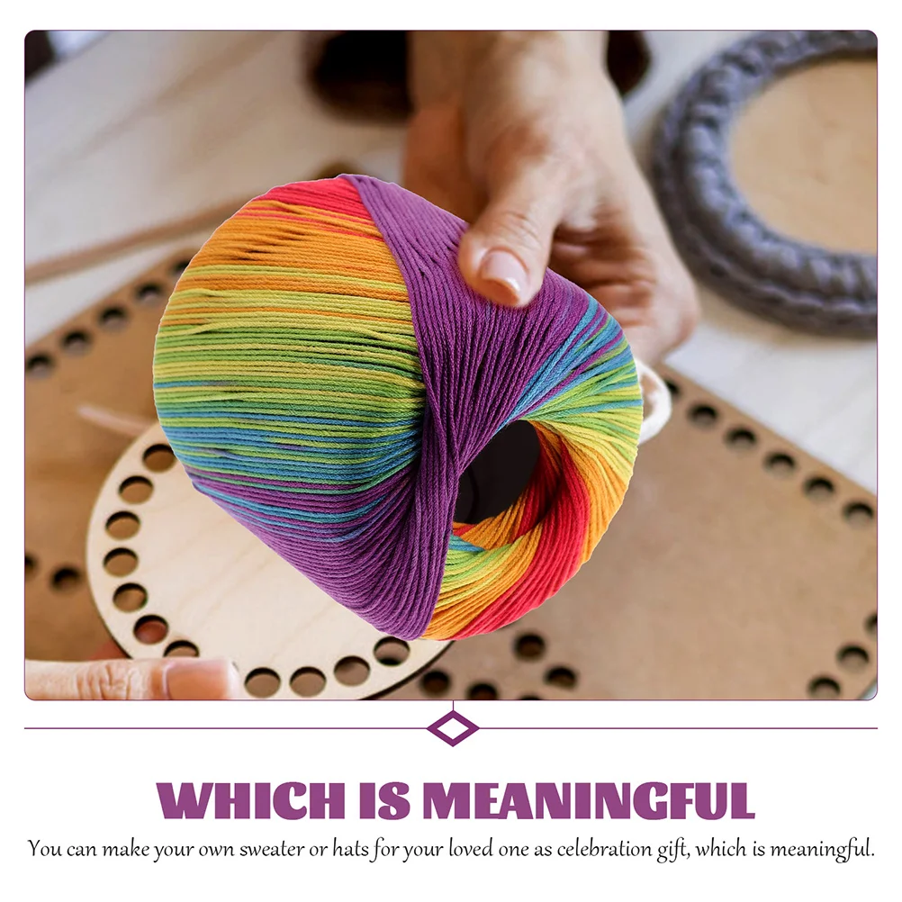 

3pcs 3 Rolls Gradient Cotton Yarn For Knitting Crochet Soft Diy Sweater Scarf Hat Making Craft Supplies Multi-Function Cuttable