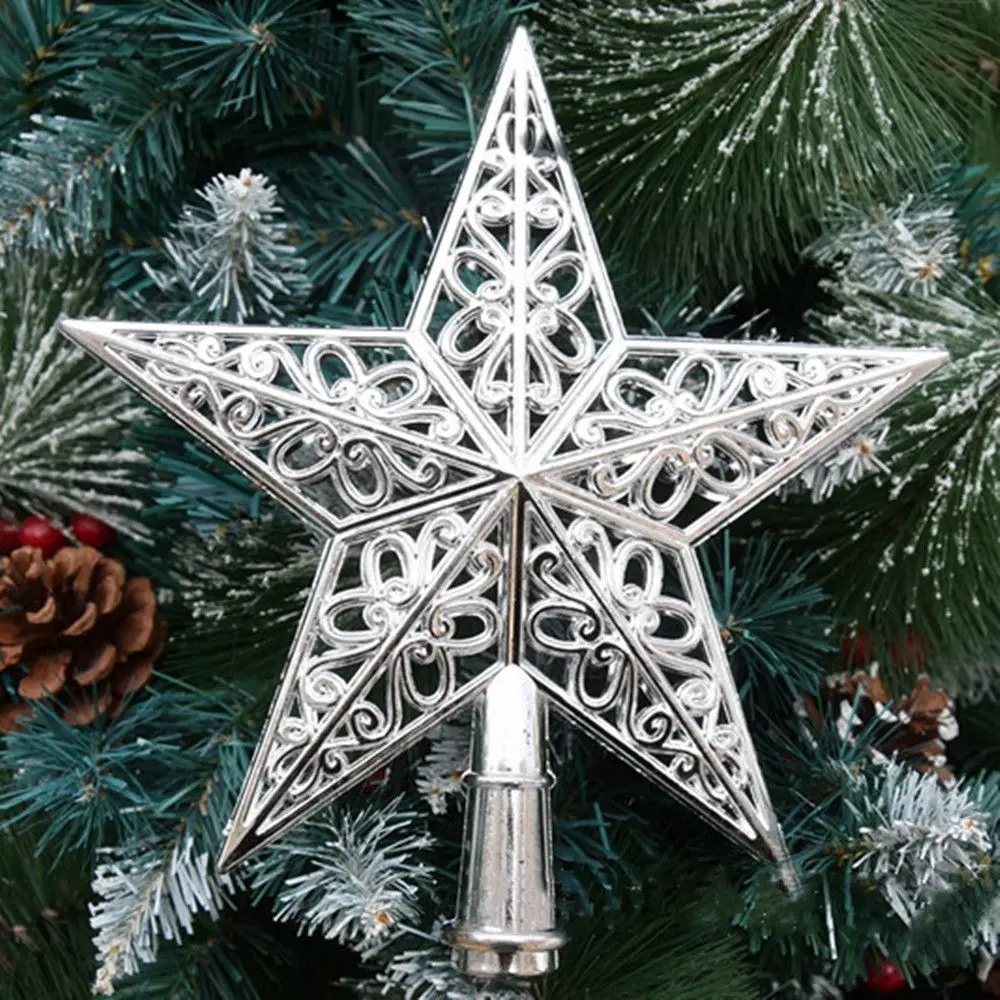 Star Christmas Tree Christmas Decoration Five-pointed Star Xmas Tree Top Christmas Tree Topper Christmas Tree Top Star