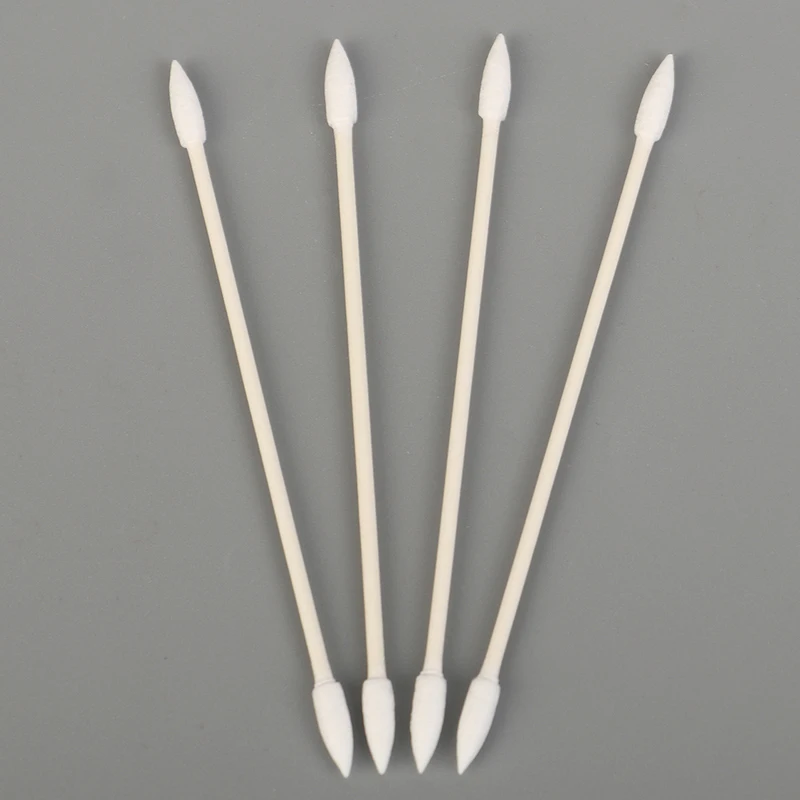 25pcs/bag Disposable Cotton Swab Cosmetics Permanent Makeup Health Medical Ear Jewelry Clean Sticks Buds Tip Cotton Head Swab