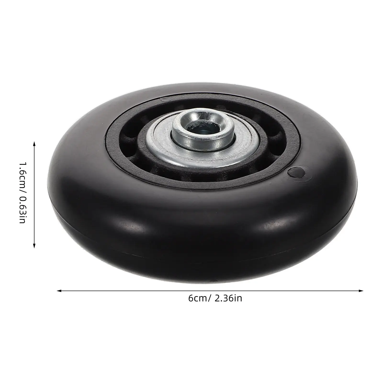 4Pcs Universal Luggage Wheels Replacement Smooth Rolling Suitcase Spare Parts Trunk Wheel Repair Luggage Parts