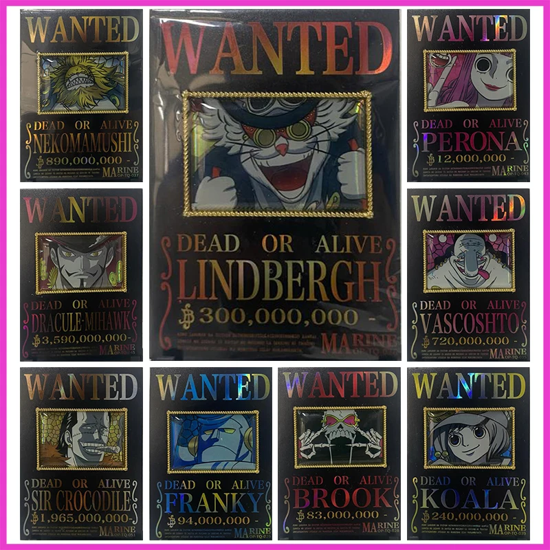 Anime ONE PIECE Rare Bounty Order Refraction Foil Mihawk Perona Sir Crocodile Toys for boys Collectible Cards Birthday Present