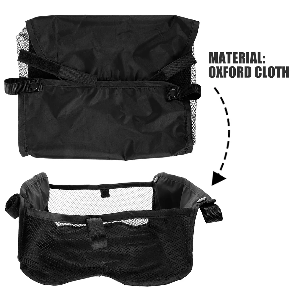 2 قطعة سلة تنظيم عربة الأطفال، صندوق تخزين مساحة واسعة للأساسيات، خفيف الوزن، مريح للأمومة