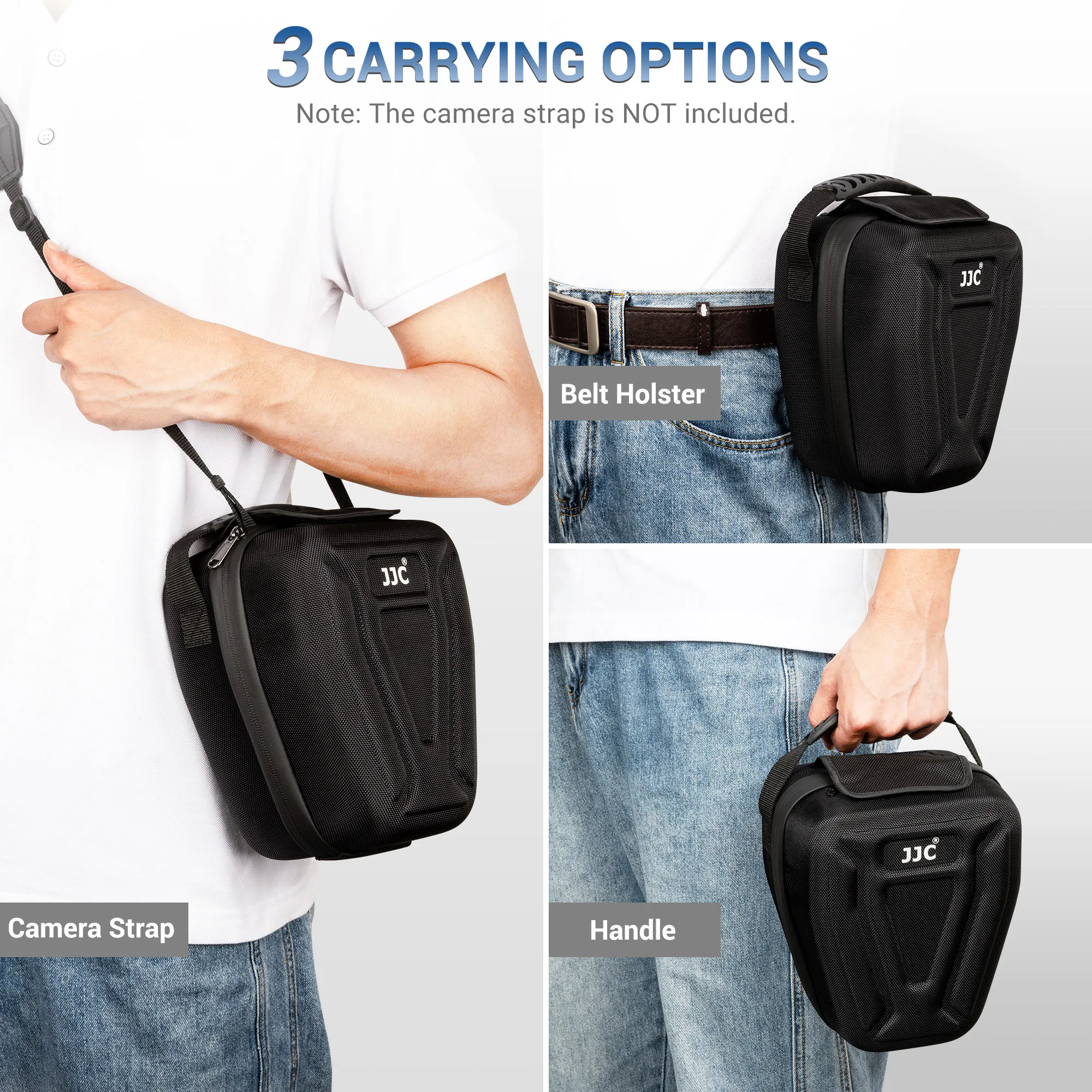 JJC Camera Case Hard Case Carrying Bag For Canon EOS R8 R7 R6II R6 Mark II R10 SONY A7 A7R A7II NIKON Z8 Z6II Fujifilm X-T5 X-T4