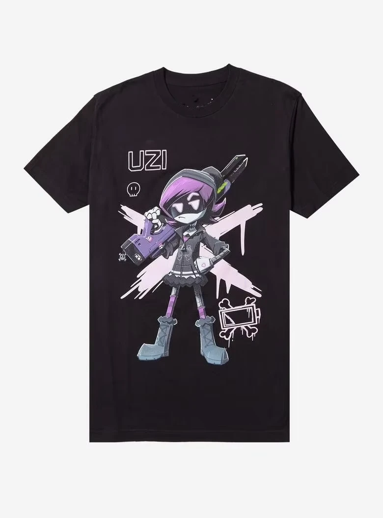 Murder Drones T-shirt Summer Short Sleeve Male Tshirts Casual Fashion Oversized Unisex Streetwear Trendy Cotton Sleeves Classic