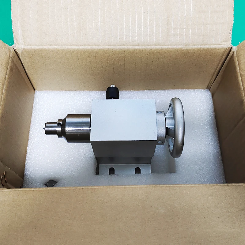 LY 105 مللي متر ارتفاع المركز باستخدام الحاسب الآلي Tailstock مقاوم للماء نوع قصير لآلة نحت النقش على المحور الدوار باستخدام الحاسب الآلي #1