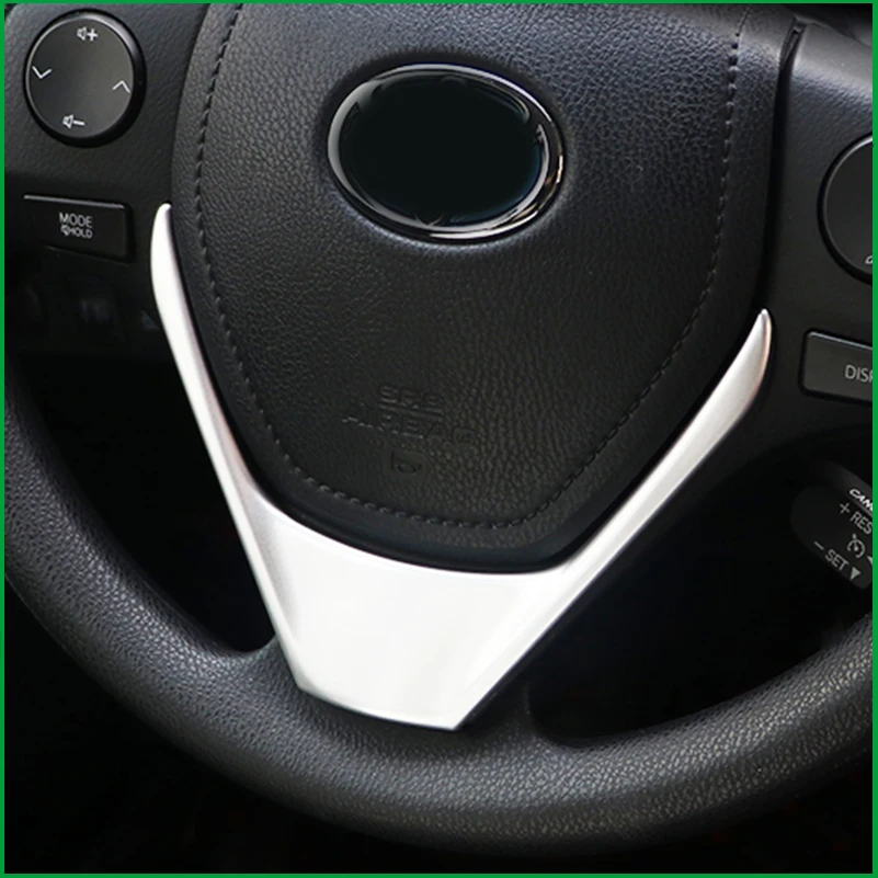

For Toyota RAV4 RAV 4 2013-2017 Interior Steering Wheel Decoration V Frame Cover Sticker Trim Car Styling Auto Parts
