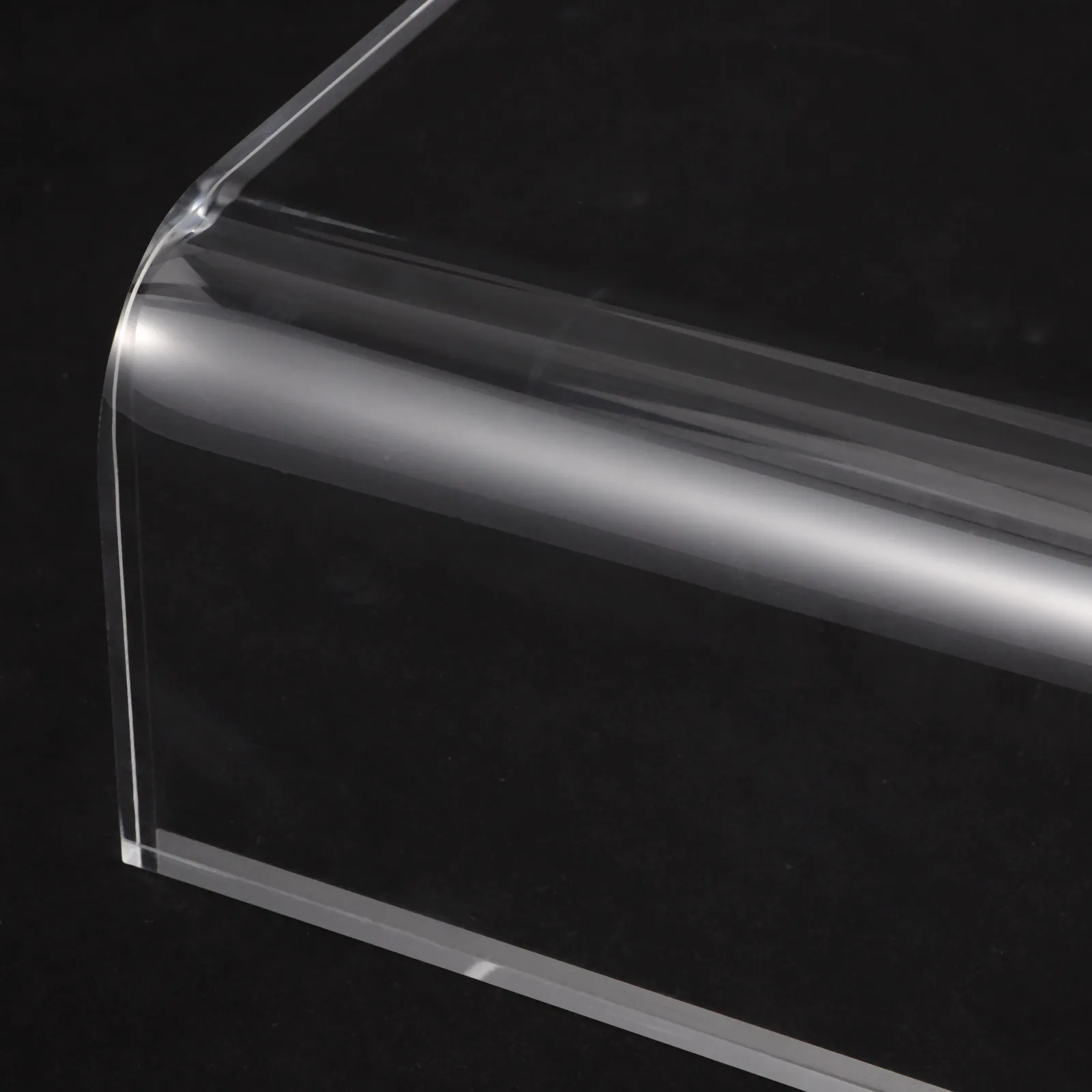 

Acrylic Keyboard Cover Elevation Riser Anti-Cat Bridge Water-Proof Transparent Protector For Computer Monitor Stand Storage Rack