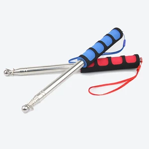 1,2 m/2m/2,5 Meter Teleskop Mast Teleskope Flag -Pole für das Unterrichten von Reiseleiter Flagstaff Zufällige Farbe 8 Hauptverkaufssignalzeichen - №7