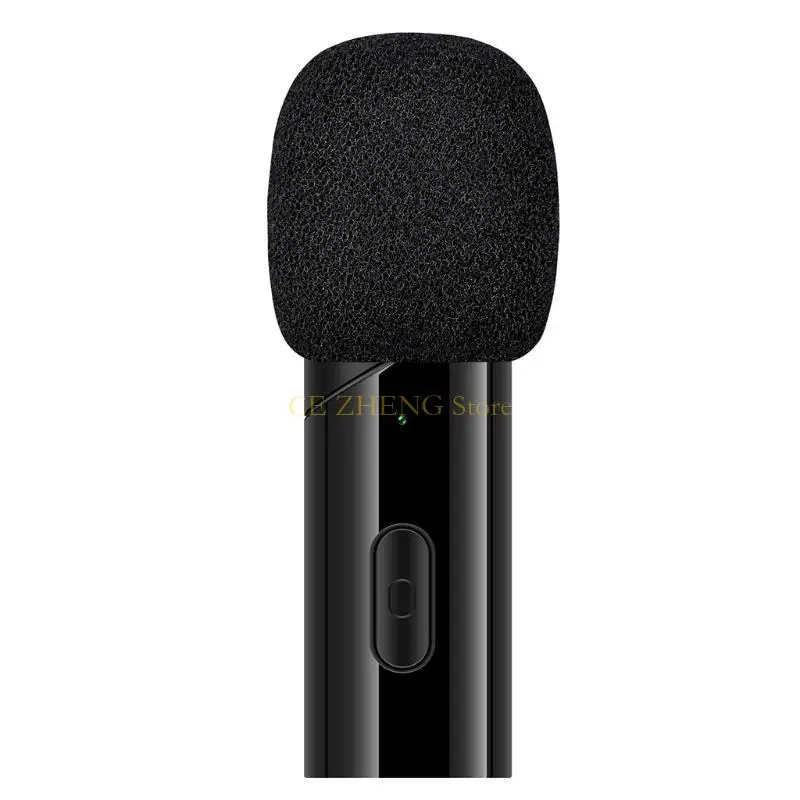 E56B ميكروفون Lavalier يمكن ارتداؤه، نظام ميكروفون لإلغاء الضوضاء، ميكروفون خارجي ذو طية صدر السترة