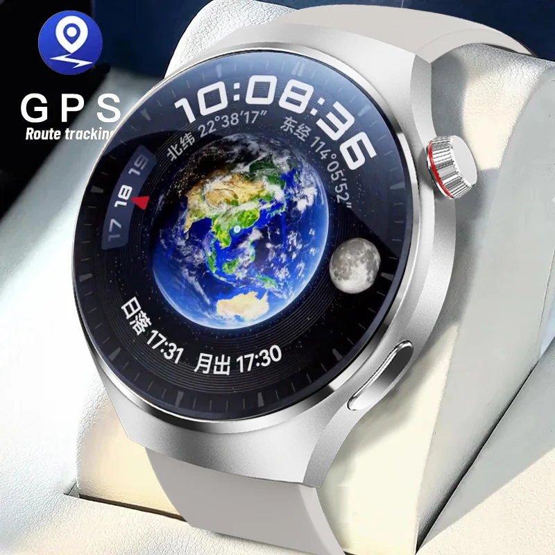 

2025 NEW Watch Smartwatch GPS Motion Trajectory AMOLED HD Screen Bluetooth Call NFC Men Smart Watch Outdoor Sport Watches Men