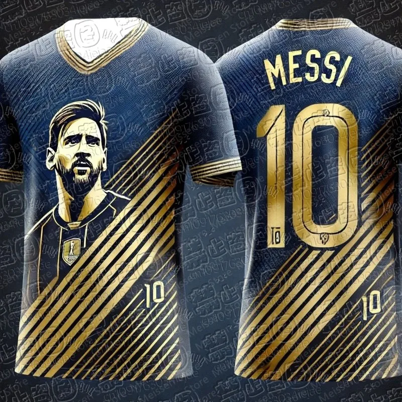 

MOTO летняя мужская футбольная майка Аргентина футбольная майка Месси 10, футбольная рубашка с короткими рукавами, футболка для велоспорта, детский трикотаж