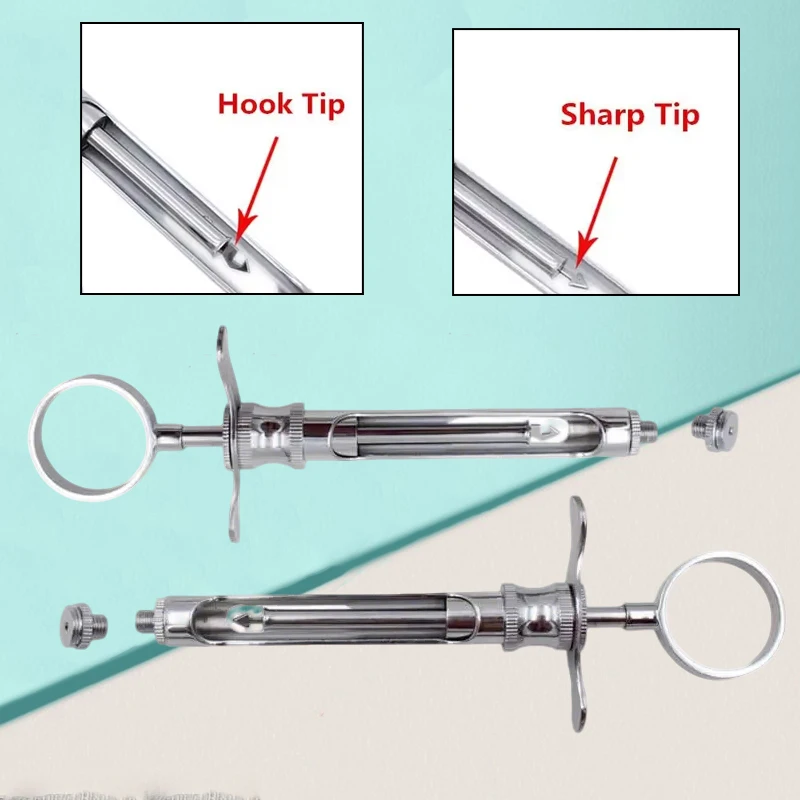 

Профессиональный стоматологический шприц для анестезии, 1 шт., из нержавеющей стали, аспирационный шприц для стоматологов, для оральной хирургии, набор инструментов для имплантации