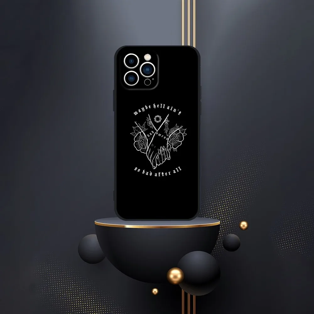 Band Bad O-Omens Phone Case For iPhone 16,15,14,13,12,Pro,Max,11,7,8,Plus,XR,XS Max Shockproof Silicone Soft Shell