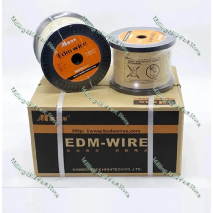 Electrode Wire EDM Brass Wire 0.2/0.25/0.3mm Tension Strength 900N-1000N Copper Wire 5KG Low Speed CNC EDM Wire Cutting Machine