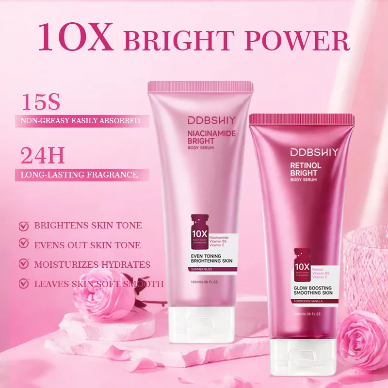 BRIGHTBODY SERUM Day and Night Body Lacinamide 2 in 1 Brightening Moisturizer Body Cream