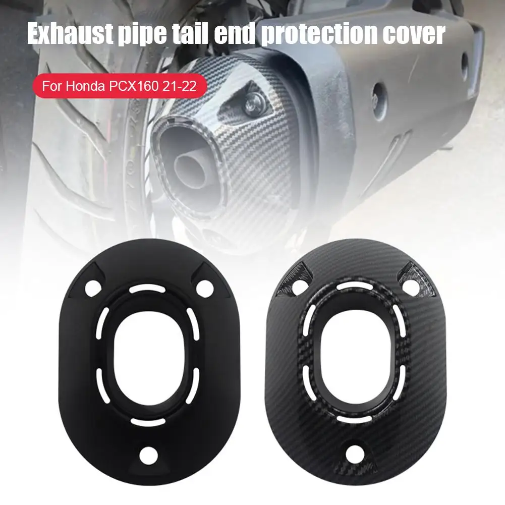 

For Honda Pcx160 Pcx125 2021-2023 2024 Motorcycle Exhaust Accessories Pipe Cover Port Protective Guard Protection C6B6