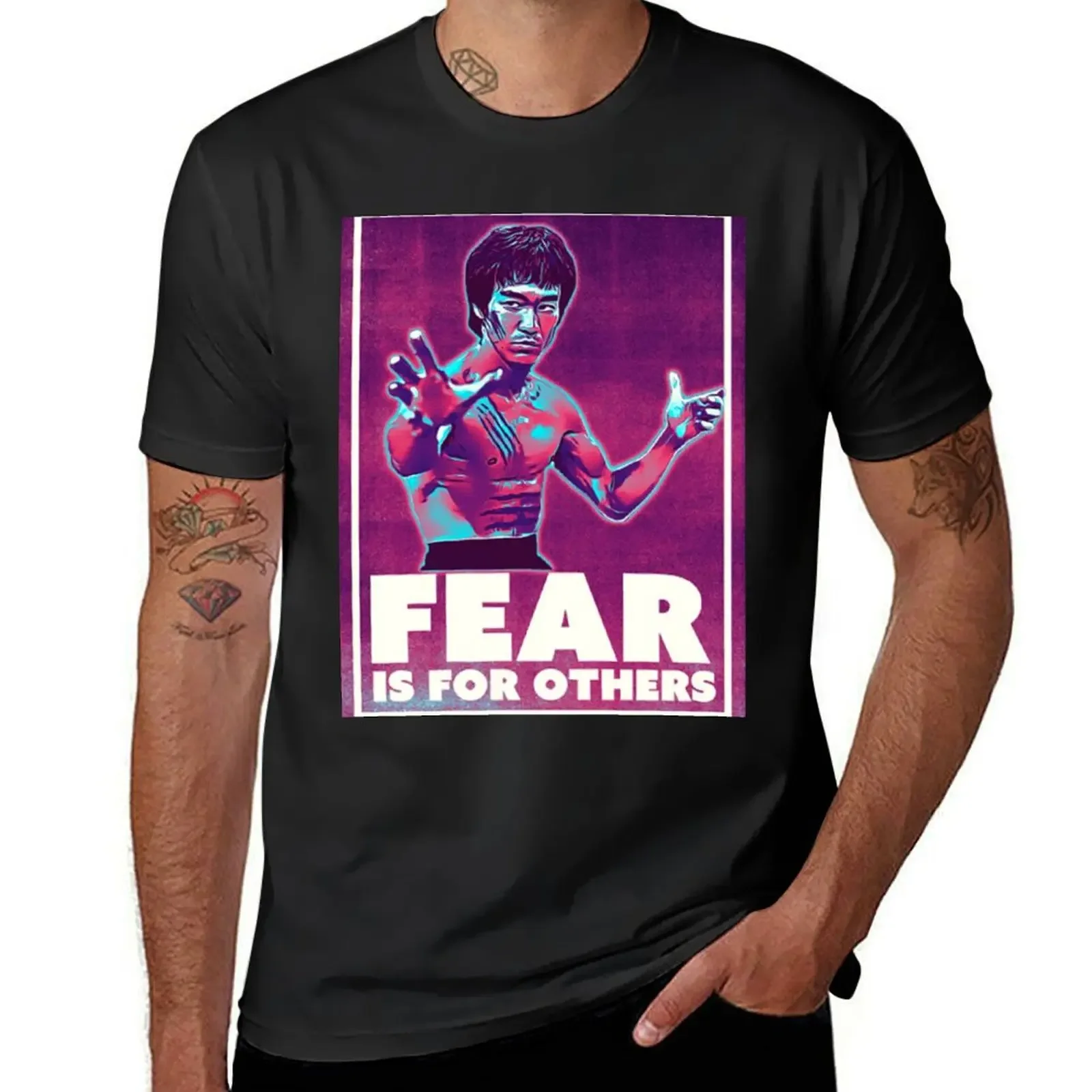 Fear is for others T-Shirt oversized graphic tee oversized t shirt vintage anime shirt men clothes