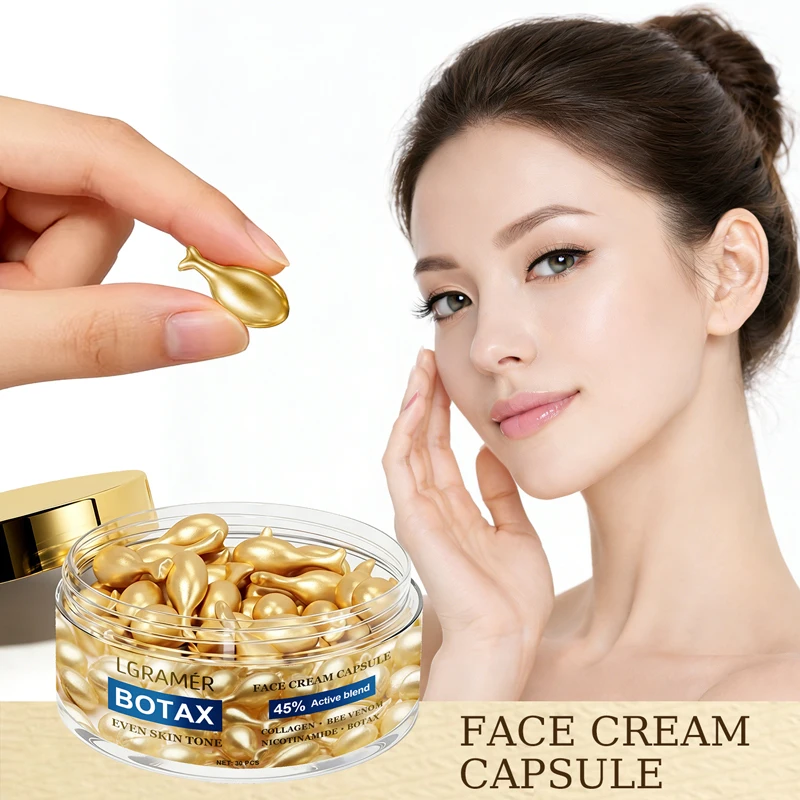 

Капсулы с увлажняющей эссенцией и витамином Е, питательная и увлажняющая эссенция для лица, глубоко увлажняющая эссенция, подходящая для путешествий.