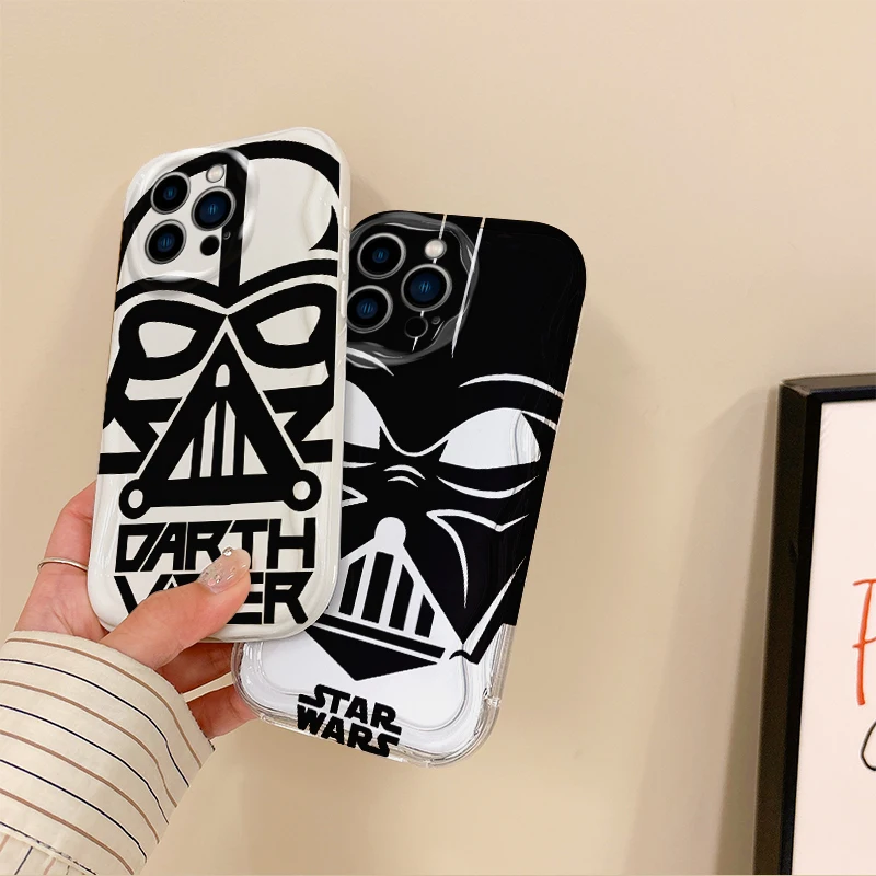 New S-Stars W-Wars Darth Vader Phone Case For iPhone 16 Pro Max Case 15 14 13 12 11 8 7 Pro X XR XS Max Non-Slip Dustproof Cover