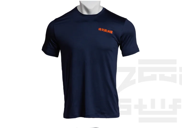 Tokyo Fire Brigade Special Rescue Team Fire Rescue Elastic Speed Drying Physical Training T-shirt