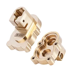 INJORA Brass Portal Drive Housing Steering Knuckles Upgrade Parts For 1/24 RC Crawler FMS FCX24 FCX18