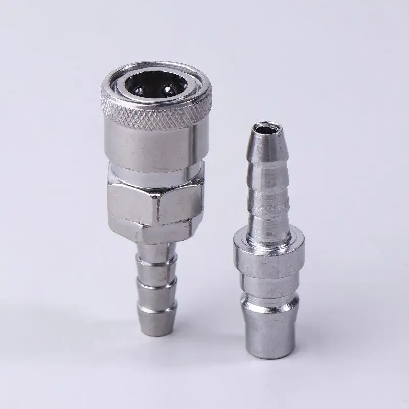 (HB05)2Pcs Pneumatic Fitting Euro Type SH20 PH20 Quick Coupling Connector Coupler For 8mm Tube Compressor Accessories