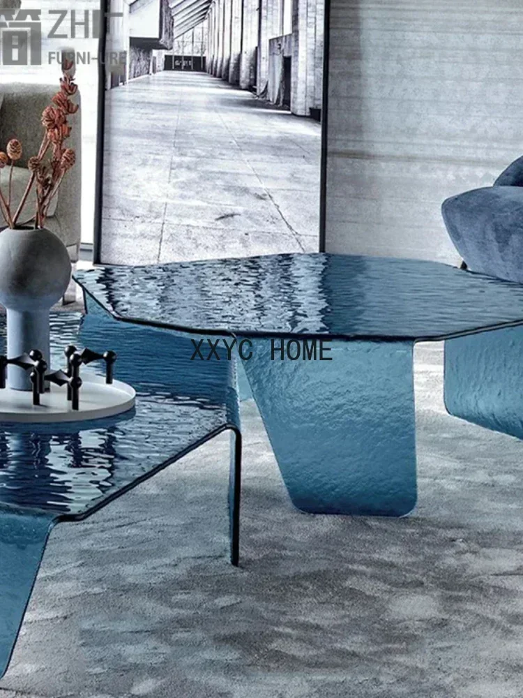 

Прозрачный акриловый журнальный столик TAO нестандартной формы для гостиной, спальни, демонстрационной комнаты, художественный чайный столик