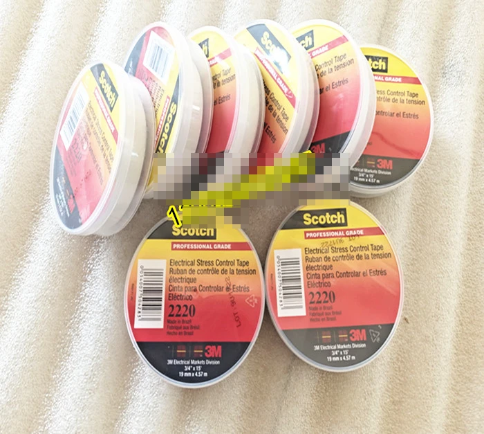 

3M2220 Electrical Stress Control Tape Insulation Tape High Temperature Resistant Anti-electric Tape