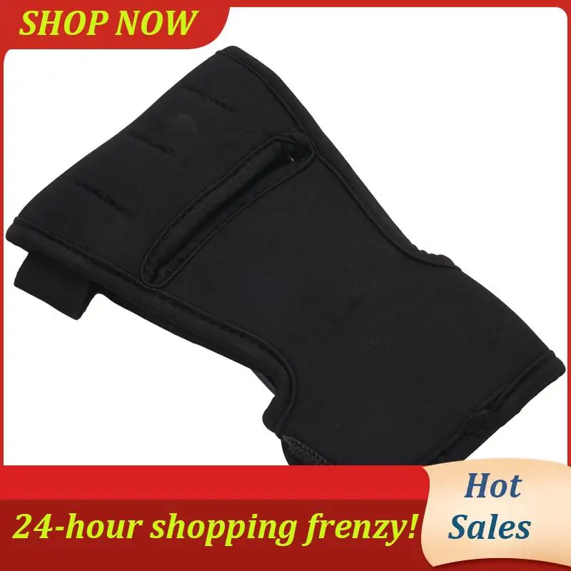 AB31-5X Finger Splint Brace Ability, Finger Gloves Brace Elderly Fist Stroke Hemiplegia Hand Training [Single Hand] - Black