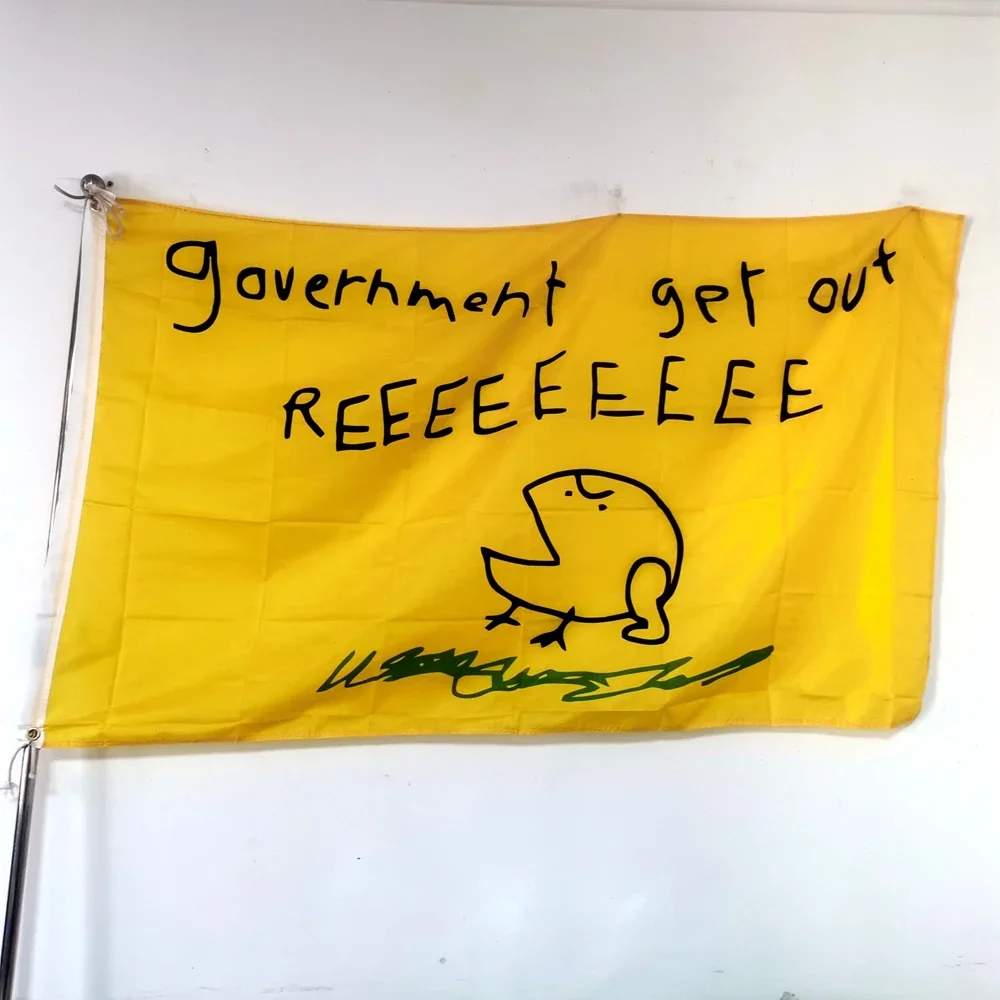 Libertarian Flag Banner Decor For Man Cave College Dorm Room, Outdoor And Indoor 90x150cm Polyester