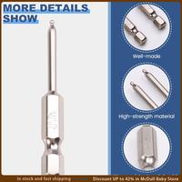ABJA-Magnetic Hex Wrench Drill Bits Ball End Hex Screwdriver Bits Set 100Mm Long Ball Driver Bit 1/4 Inch Hex-Shank