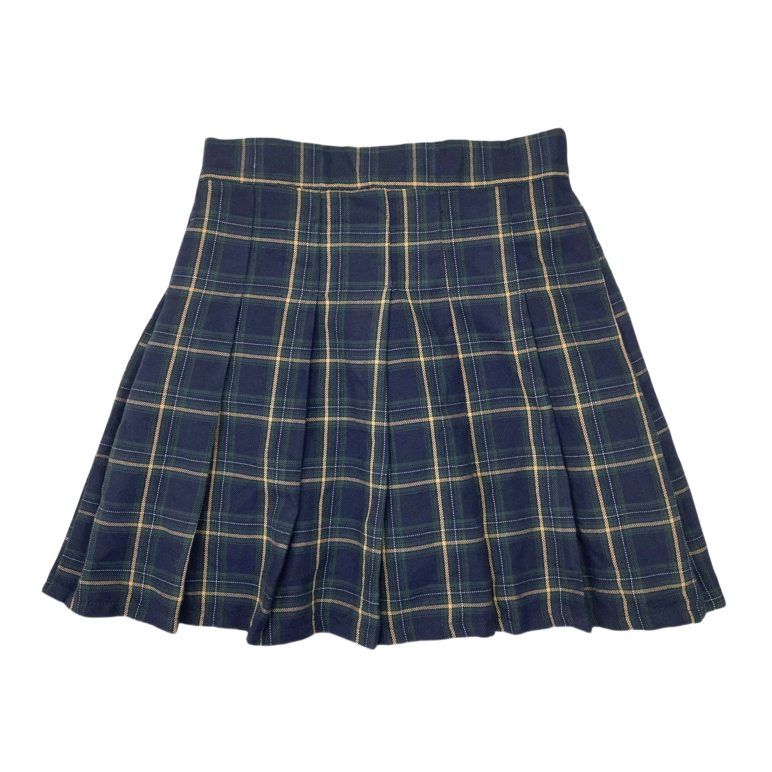 

Классическая клетчатая юбка трапециевидной формы с высокой талией B375 Весенний сезон, юбка из полиэфирного волокна, студенческая, для мамы и ребенка...