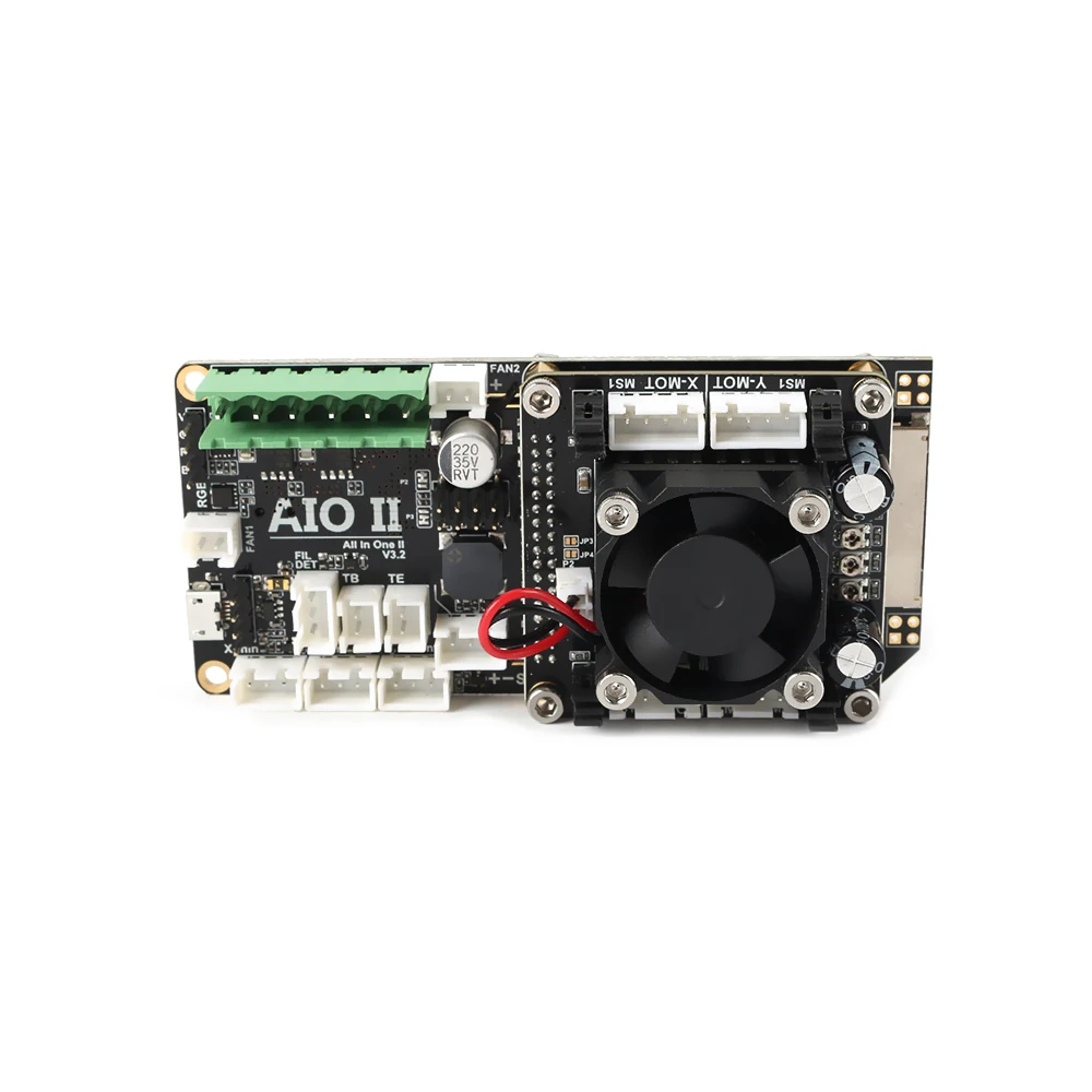 AIO II V3.2 Motherboard All in One II 32 Bit MCU 32bit 256 Microstep RGB Controller Board With Driver Support Marlin For 3DP/CNC