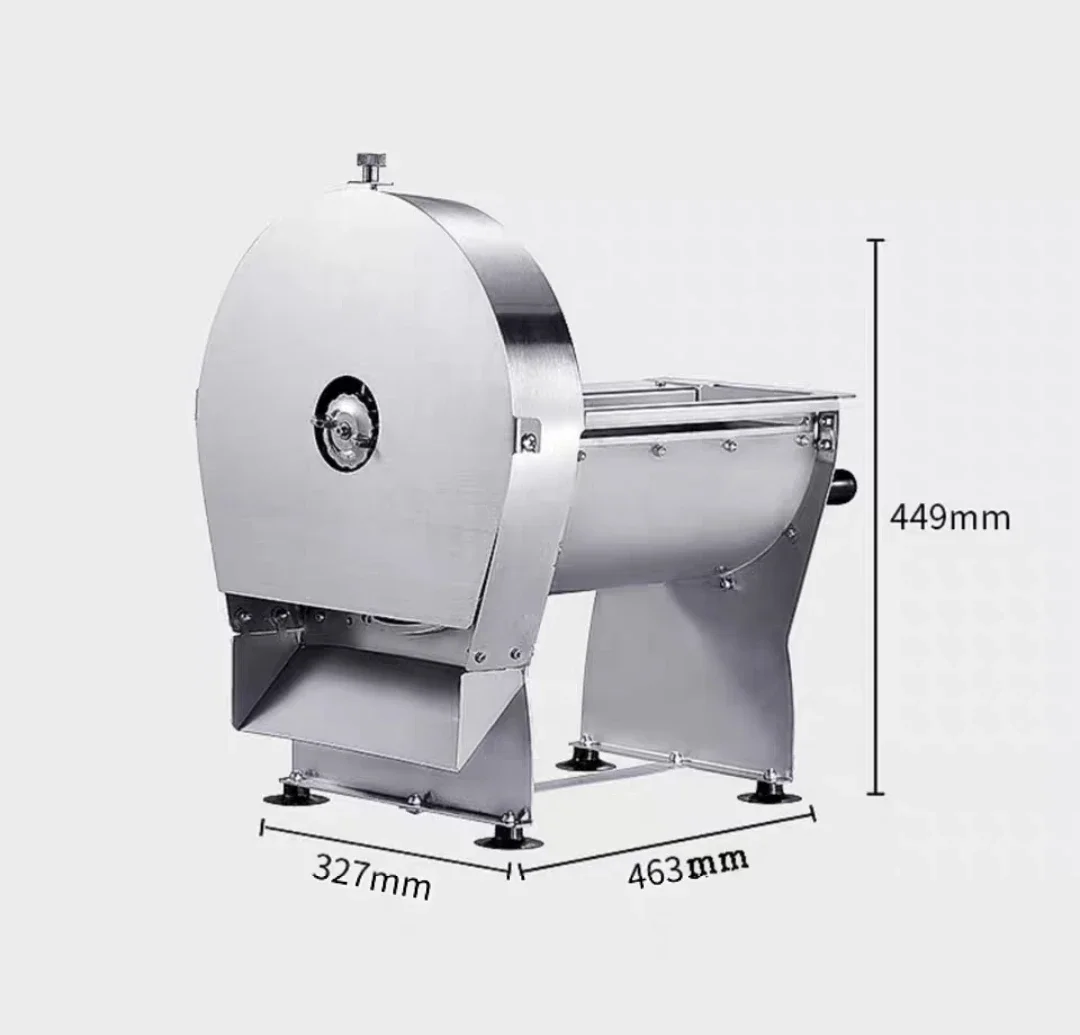 Commercial High Efficiency Stainless Steel Fruit Slicer Vegetable Chopper Cutter Machine For Professional Kitchen