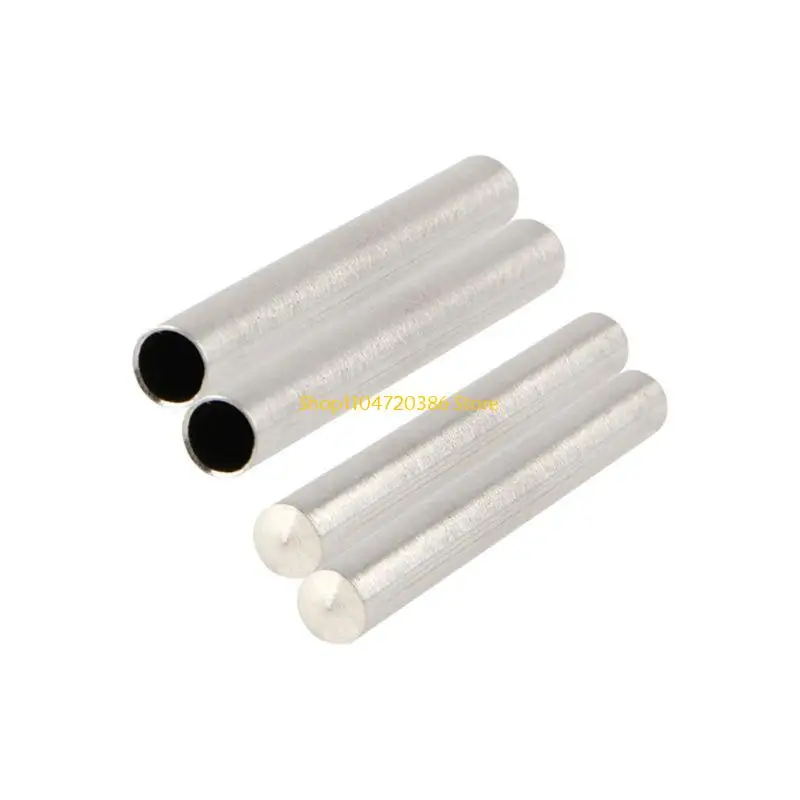 K0EA 10 Pcs PT100 Temperature Sensors Casing Pipes Protective Sleeve 6*50mm