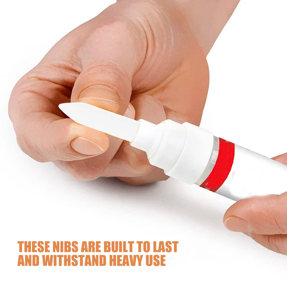 

24pcs Replacement Nibs For Paint Markers 0.7Mm Nylon Tips Smooth Writing Wear-Resistant Refill For Oil-Based Markers Fine Tip